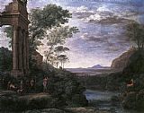 Landscape with Ascanius Shooting the Stag of Sylvia by Claude Lorrain